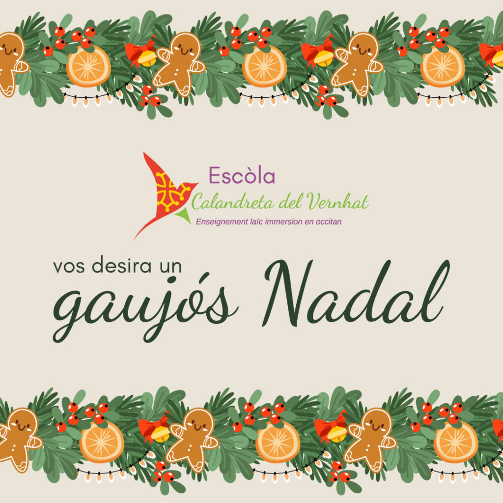🎄 Joyeux Noël à la Calandreta del Vernhat d’Aurillac