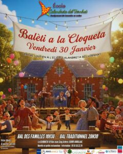 Lire la suite à propos de l’article Bal de soutien de la Calandreta Del Vernhat à Aurillac – Vendredi 30 janvier 2026