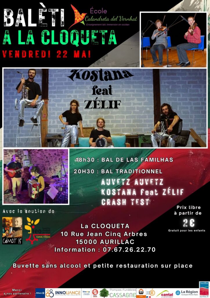 Bal traditionnel à Aurillac – Une soirée conviviale à vivre le 22 mai 2026 dans le Cantal